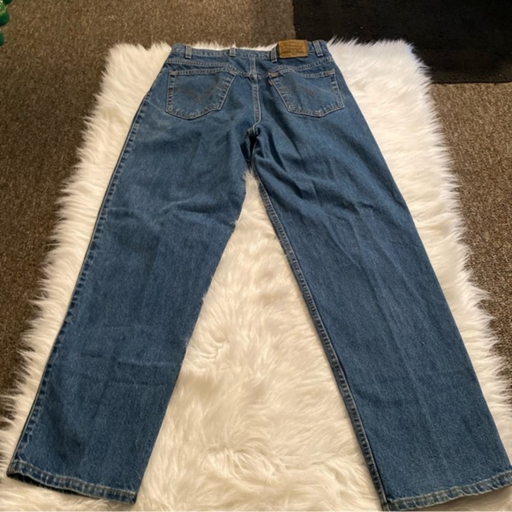 Vintage Levi’s Jeans 547 Mens 34X32 Loose‎ Fit Loose Pleated Orange Label Tab - Picture 10 of 16